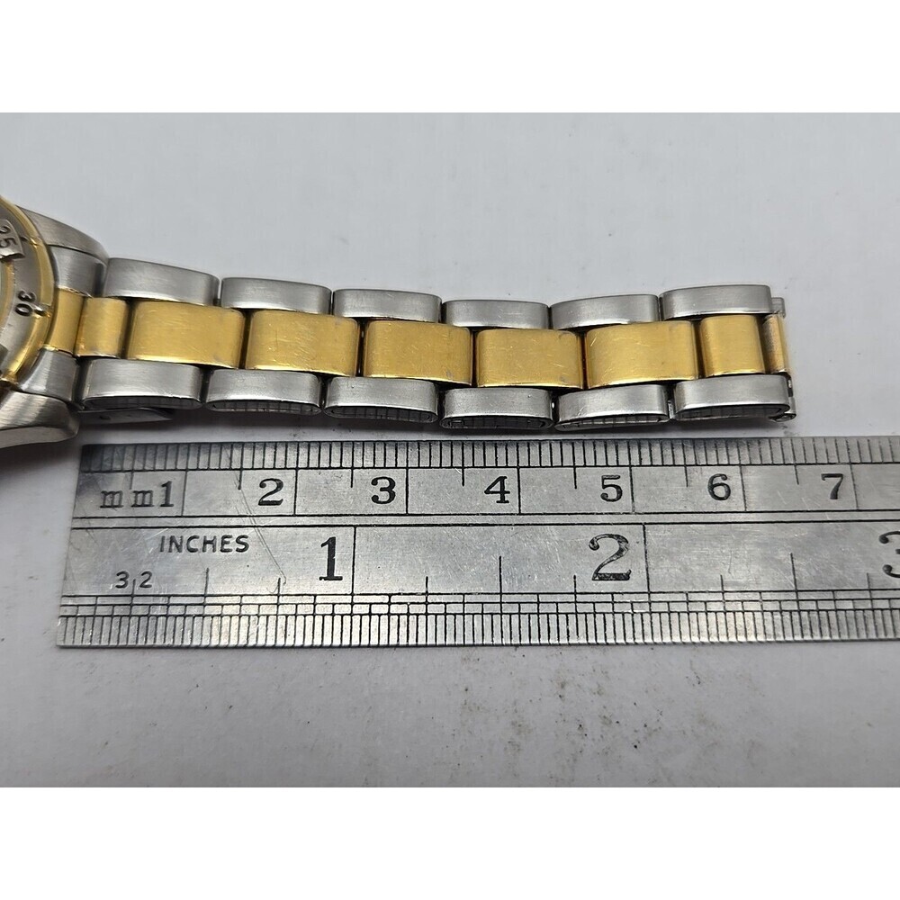 Craftsman By Relic Womens Two Tone Quartz Stainless Watch Wrench Hand White Dial - Picture 9 of 11